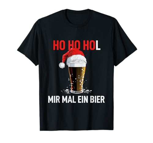 Ho Ho Hol mir mal Weihnachtsshirt Männer Lustiges Weihnachts T-Shirt von Geschenke für Ihn Nikolaus Xmas Herren Weihnachten