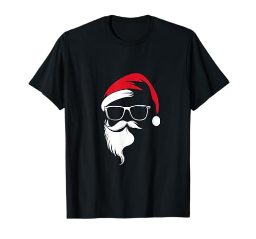 Santa Weihnachtsshirt Weihnachten Herren Xmas Weihnachtsmann T-Shirt Santa Weihnachtsshirt Weihnachten Herren Xmas Weihnachtsmann T-Shirt von Geschenke für Ihn Nikolaus cooler Weihnachtsmann