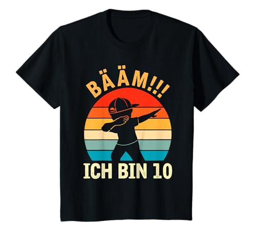 Dabbing Geburtstag Bääm Ich Bin 10 Jahre alt Jungen Geschenk T-Shirt Dabbing Geburtstag Bääm Ich Bin 10 Jahre alt Jungen Geschenk T-Shirt von Geschenke für Jungen 10. Geburtstag Dabbing