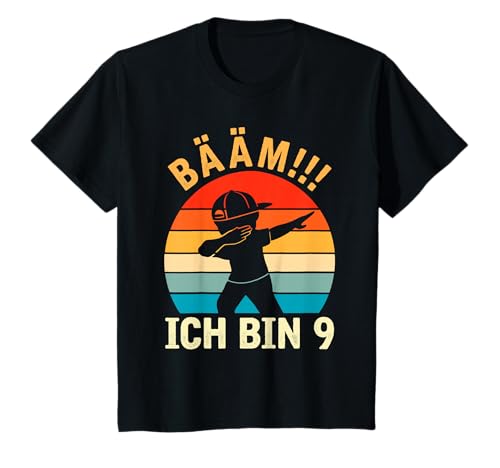 Dabbing Geburtstag Bääm Ich Bin 9 Jahre alt Jungen Geschenk T-Shirt Dabbing Geburtstag Bääm Ich Bin 9 Jahre alt Jungen Geschenk T-Shirt von Geschenke für Jungen 9. Geburtstag Dabbing Vintage