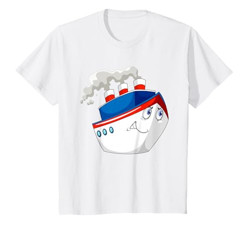 Süßes Schiff Kinder Motiv, Geschenkidee Kinder T-Shirt von MaHe Designs Kinder & Kindershirts, Geburtstag
