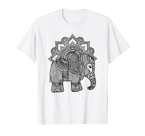 Designs zum Bemalen - Elefant Kinder Motiv zum Ausmalen T-Shirt von Geschenke für Kinder Outfits zum Ausmalen