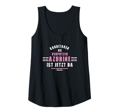 Damen Konditor Azubine Ausbildung Lehre Konditorin Tank Top Damen Konditor Azubine Ausbildung Lehre Konditorin Tank Top von Geschenke für Konditor Azubine Ausbildung