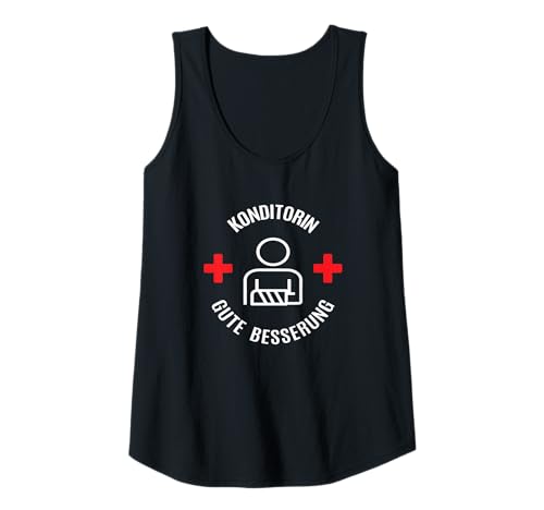Damen Konditorin Gute Besserung Alles Gute Krank Gesundheit Tank Top Damen Konditorin Gute Besserung Alles Gute Krank Gesundheit Tank Top von Geschenke für Konditorin Gute Besserung