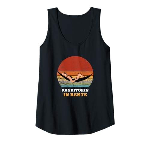 Damen Konditorin Rente Ruhestand Rentnerin Tank Top Damen Konditorin Rente Ruhestand Rentnerin Tank Top von Geschenke für Konditorin Rente Rentengeschenk