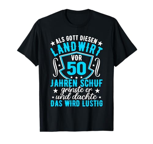 Landwirt 50 Geburtstag Mann 50ster Bauern Männer Herren T-Shirt Landwirt 50 Geburtstag Mann 50ster Bauern Männer Herren T-Shirt von Geschenke für Landwirte zum 50 Geburtstag 50ster