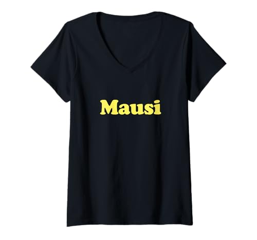 Damen Mausi T-Shirt mit V-Ausschnitt Damen Mausi T-Shirt mit V-Ausschnitt von Geschenke für Mäuse