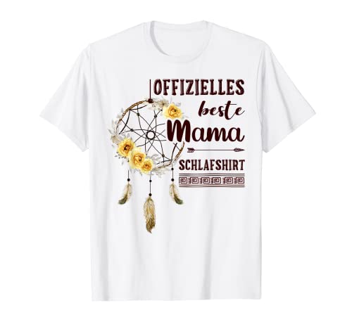 Beste Mama Schlafshirt, Mutter, Spruch, Traumfänger T-Shirt von Geschenke für Mama und Oma. Studio Content Design