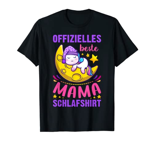 Muttertag, Offizielles Beste Mama Schlafshirt, für Mutter T-Shirt von Geschenke für Mama und Oma. Studio Content Design