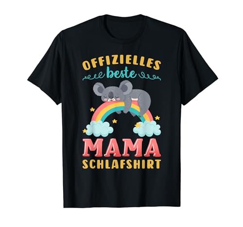 Offizielles Beste Mama Schlafshirt Mutter Koalabär Muttertag T-Shirt von Geschenke für Mama und Oma. Studio Content Design
