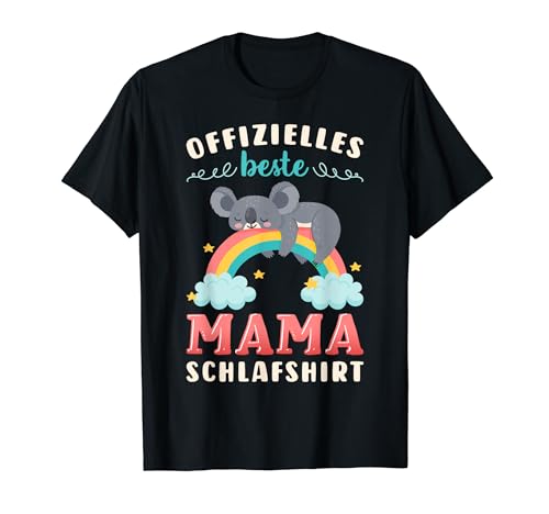 Offizielles Beste Mama Schlafshirt Mutter Koalabär Muttertag T-Shirt von Geschenke für Mama und Oma. Studio Content Design