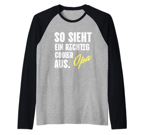 Herren Opa Liebe Großvater Geschenke zum Geburtstag Cooler Opi Raglan Herren Opa Liebe Großvater Geschenke zum Geburtstag Cooler Opi Raglan von Geschenke für Opas zum Geburtstag