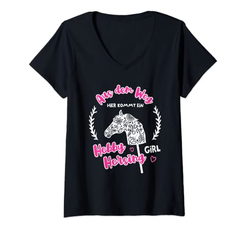 Geschenke für Pferdeliebhaber Mädchen Geschenkidee Damen Steckenpferde Hobby Horse Teenager Reiten Springen Horsing T-Shirt mit V-Ausschnitt Schwarz S Geschenke für Pferdeliebhaber Mädchen Geschenkidee Damen Steckenpferde Hobby Horse Teenager Reiten Springen Horsing T-Shirt mit V-Ausschnitt Schwarz S von Geschenke für Pferdeliebhaber Mädchen Geschenkidee