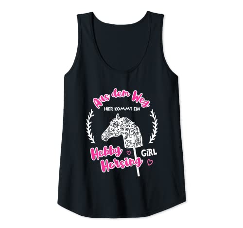 Damen Steckenpferde Hobby Horse Teenager Reiten Springen Horsing Tank Top Damen Steckenpferde Hobby Horse Teenager Reiten Springen Horsing Tank Top von Geschenke für Pferdeliebhaber Mädchen Geschenkidee