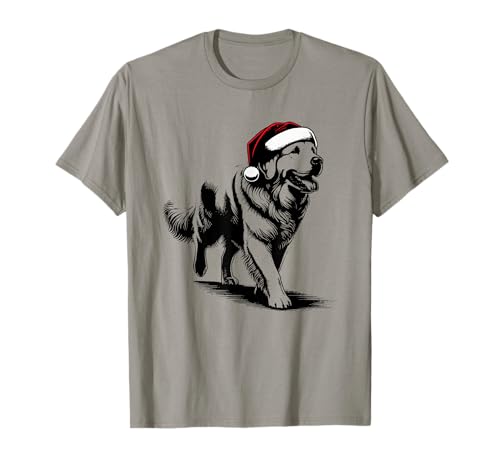 Geschenke für Retriever Mama und Retriever Papa Unisex Erwachsene Santa Golden Retriever Hund Weihnachten Santa Retriever T-Shirt Grau Klein Klassisch geschnitten, doppelt genähter Saum Cartoon-Muster Geschenke für Retriever Mama und Retriever Papa Unisex Erwachsene Santa Golden Retriever Hund Weihnachten Santa Retriever T-Shirt Grau Klein Klassisch geschnitten, doppelt genähter Saum Cartoon-Muster von Geschenke für Retriever Mama und Retriever Papa