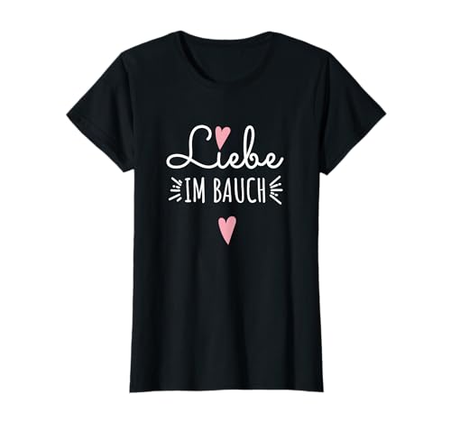 Liebe im Bauch Mama 2024 schwanger Schwangerschaft verkünden T-Shirt Liebe im Bauch Mama 2024 schwanger Schwangerschaft verkünden T-Shirt von Geschenke für Schwangere werdende Geschenk Mädchen