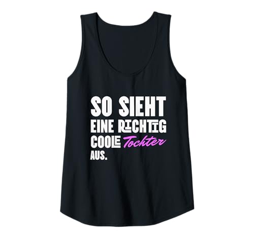 Damen Richtig Coole Tochter Geschenke für Töchter Zwillinge Geburt Tank Top von Geschenke für Töchter für jeden Anlass