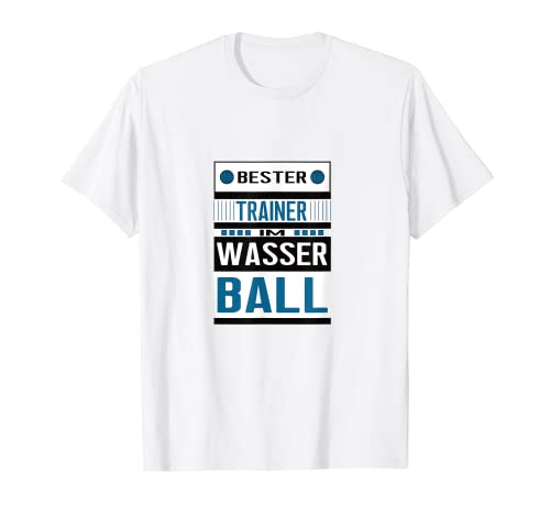 Herren Wasserballtrainer Teamchef Training Wasserball Trainer T-Shirt von Geschenke für Wasserball Trainer zum Geburtstag