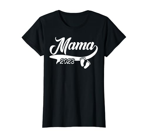 Mama 2023 Werdende Mama zukünftige Mutter 2023 T-Shirt von Geschenke für die Liebsten - Mama Papa Oma Opa