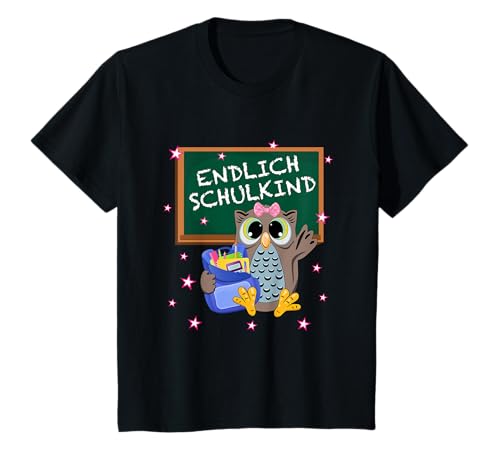 Kinder Einschulung Grundschule Erstklässler Schulkind Eulen T-Shirt Kinder Einschulung Grundschule Erstklässler Schulkind Eulen T-Shirt von Geschenke für die erste Klasse Schultüten Füllung