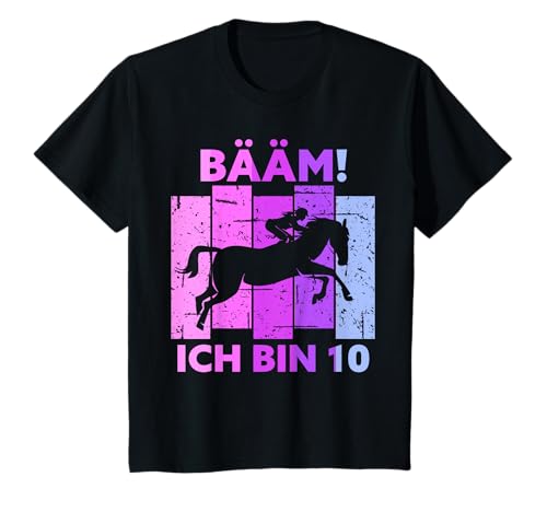 10. Geburtstag Mädchen Zehn Jahre Alt Pferd BÄÄM! ICH BIN 10 T-Shirt 10. Geburtstag Mädchen Zehn Jahre Alt Pferd BÄÄM! ICH BIN 10 T-Shirt von Geschenke und Sprüche