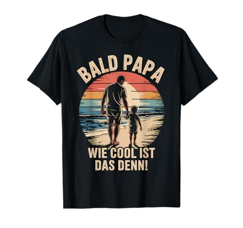 Werdender Vater Spruch Lustig Baby Ankündigung Vatertag Papa T-Shirt von Geschenke werdende Väter und frischgebackene Papas