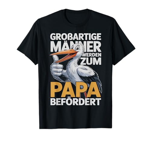 Werdender Vater Spruch Lustig Baby Ankündigung Vatertag Papa T-Shirt von Geschenke werdende Väter und frischgebackene Papas