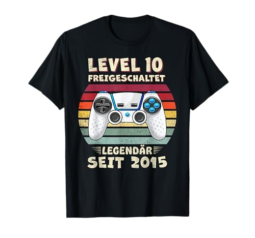 10 Geburtstag Junge Jungen Dekoration 2015 10er Geburtstag T-Shirt von Geschenke zum 10. Geburtstag für Männer mit 10