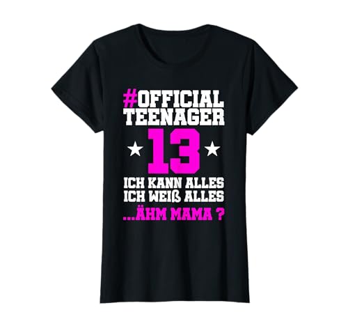 13. Geburtstag Mädchen Offiziell 13 Jahre Official Teenager T-Shirt 13. Geburtstag Mädchen Offiziell 13 Jahre Official Teenager T-Shirt von Geschenke zum 13 Geburtstag Mädchen