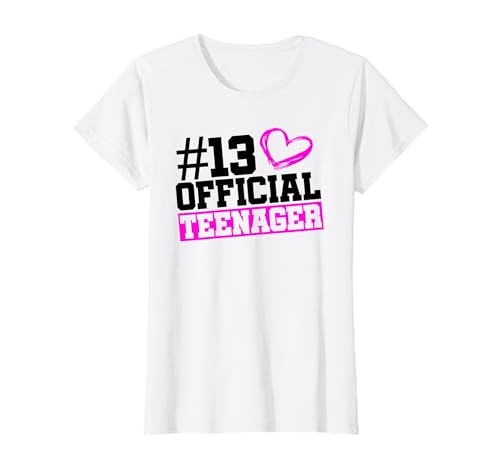 13. Geburtstag Mädchen Offiziell 13 Jahre Official Teenager T-Shirt 13. Geburtstag Mädchen Offiziell 13 Jahre Official Teenager T-Shirt von Geschenke zum 13 Geburtstag lustig Mädchen witzig