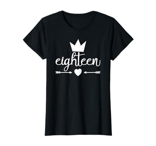 18. Geburtstag Mädchen Eighteen Years 18 Geburtstag Tochter T-Shirt 18. Geburtstag Mädchen Eighteen Years 18 Geburtstag Tochter T-Shirt von Geschenke zum 18 Geburtstag Mädchen Eighteen Years