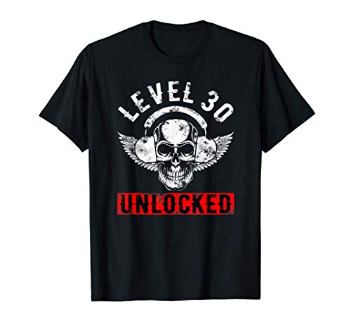 Herren 30 Geburtstag Männer Gamer Level 30 Unlocked Zocker Complete T-Shirt Herren 30 Geburtstag Männer Gamer Level 30 Unlocked Zocker Complete T-Shirt von Geschenke zum 30 Geburtstag Mann Game Zocker