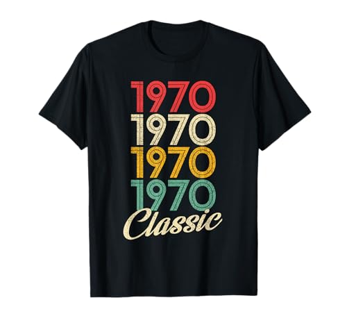 1970 Männer Frauen 50 Geburtstag Geschenk Vintage T-Shirt 1970 Männer Frauen 50 Geburtstag Geschenk Vintage T-Shirt von Geschenke zum 50. Geburtstag