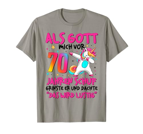 70 Geburtstag Frauen 70 Jahre Frau 70Er Das Wird Lustig T-Shirt 70 Geburtstag Frauen 70 Jahre Frau 70Er Das Wird Lustig T-Shirt von Geschenke zum 70 Geburtstag Frau 70 Jahre 70er