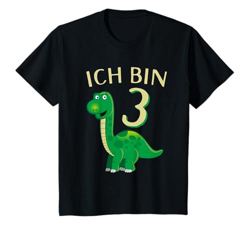 Kinder 3. Geburtstag Dinosaurier Kindergeburtstag - Dino ich bin 3 T-Shirt Kinder 3. Geburtstag Dinosaurier Kindergeburtstag - Dino ich bin 3 T-Shirt von Geschenke zum Geburtstag für Kinder