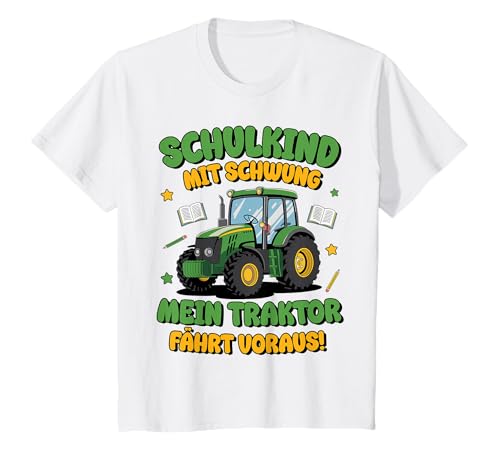 Kinder Schulkind 2025 Junge Traktor Kindergarten Einschulung Junge T-Shirt Kinder Schulkind 2025 Junge Traktor Kindergarten Einschulung Junge T-Shirt von Geschenke zur Einschulung Jungen Traktor 1 Klasse