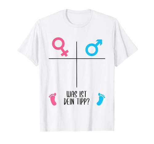 Mädchen oder Junge Geschlecht raten Baby Gender Reveal Party T-Shirt von Geschenke zur Schwangerschaft und Geburt