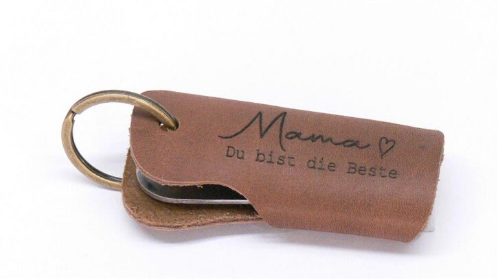 Schlüsselanhänger Leder Mama Du Bist Die Beste Schlüsselanhänger Leder Mama Du Bist Die Beste von GeschenkeKreisel