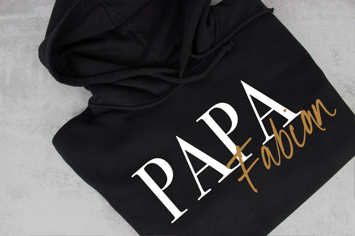 Vatertagsgeschenk Personalisierter Hoodie Aus Biobaumwolle Vatertagsgeschenk Personalisierter Hoodie Aus Biobaumwolle von GeschenkeResi