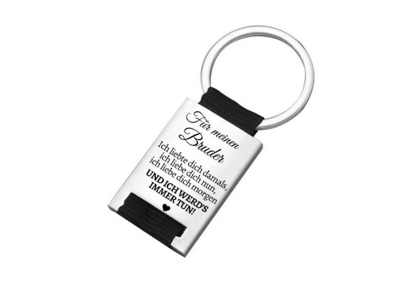 Geschenkehöhle Schlüsselanhänger mit Gravur Schlüsselanhänger mit Gravur "Ich liebe dich & ich werde es immer tun", Erhältlich in 14 Varianten & liebevoller Gravur von Geschenkehöhle