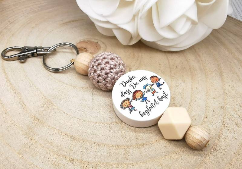 Schlüsselanhänger Danke Dass Du Uns Begleitet Hast Geschenkidee Abschied Erzieherin Erzieher Kita von Geschenkelaedchen