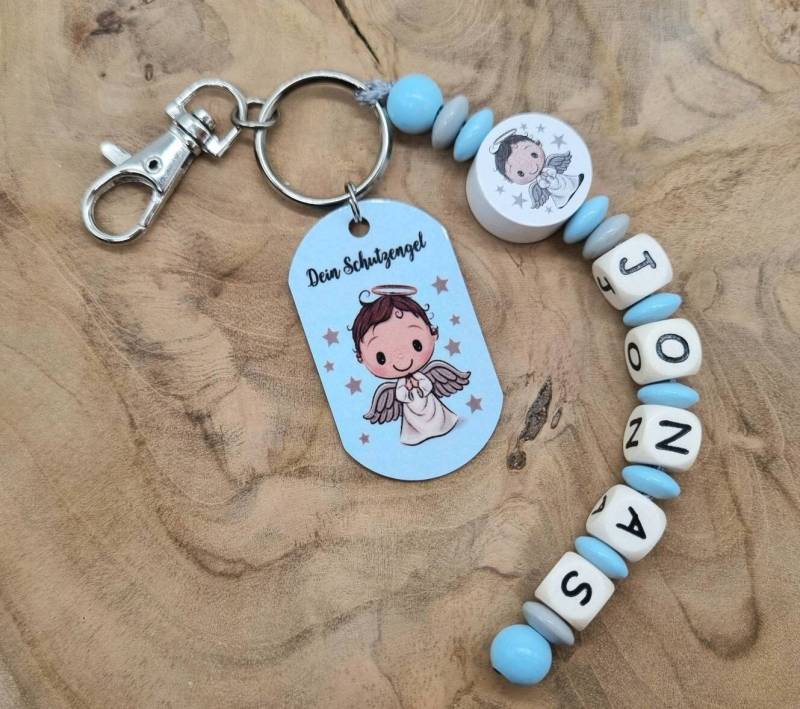 Schlüsselanhänger Mit Name Mädchen Dein Schutzengel Geschenk Einschulung von Geschenkelaedchen