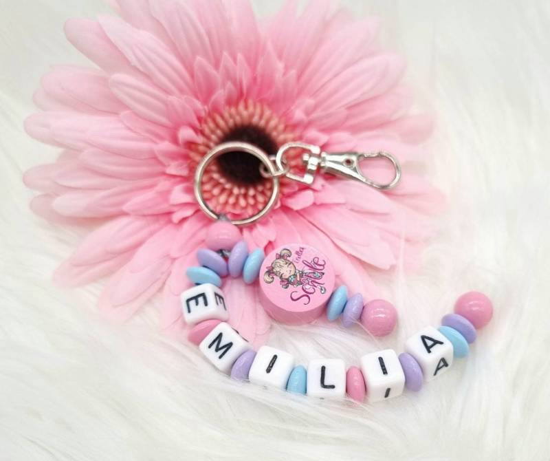 Schlüsselanhänger Mit Name Mädchen Endlich Schule Einschulung Geschenk von Geschenkelaedchen