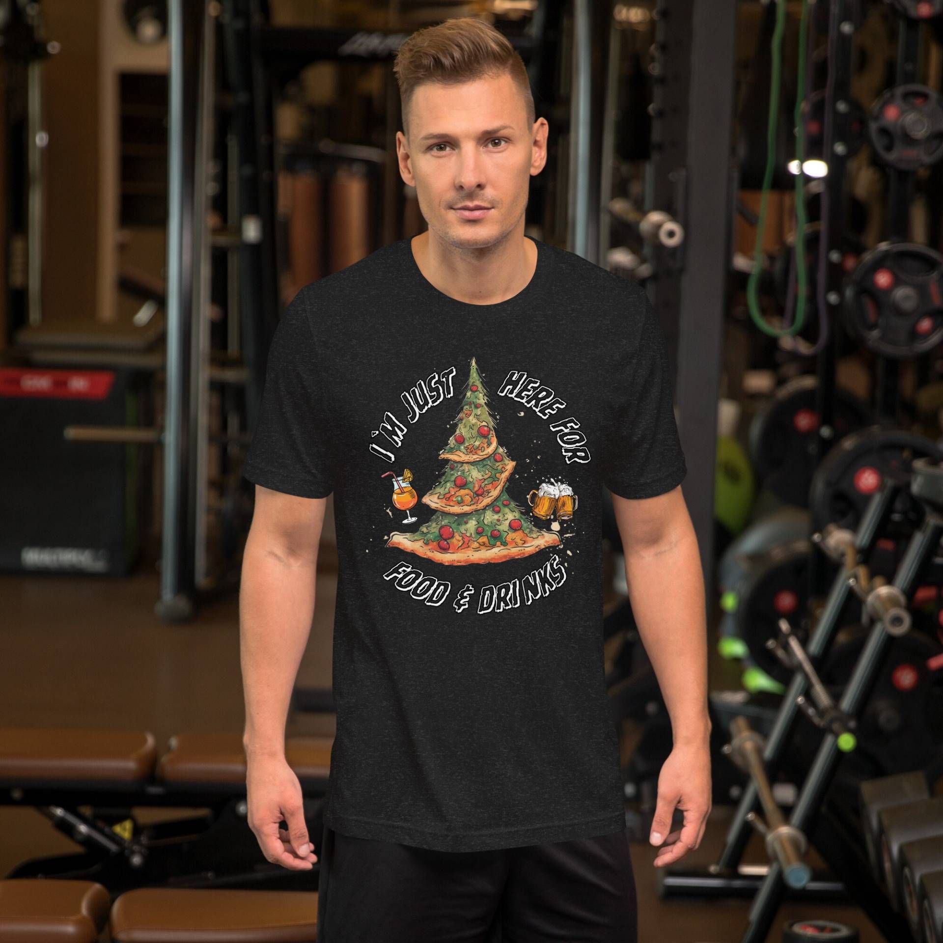 Weihnachtsbaum - Food & Drinks Pizza Und Bier Männer Unisex-T-Shirt Weihnachtsbaum - Food & Drinks Pizza Und Bier Männer Unisex-T-Shirt von Geschenkezauber24DE