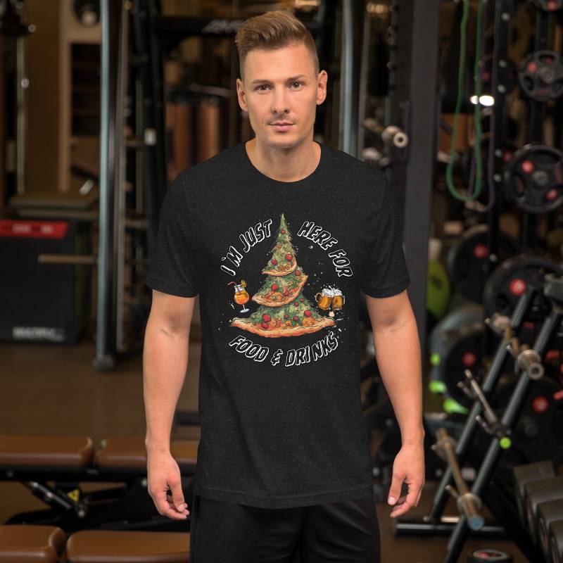 Weihnachtsbaum - Food & Drinks Pizza Und Bier Männer Unisex-T-Shirt Weihnachtsbaum - Food & Drinks Pizza Und Bier Männer Unisex-T-Shirt von Geschenkezauber24DE