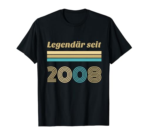 16. Geburtstag Junge Mädchen 16 Jahre 2008 Lustig Geschenk T-Shirt von 16. Geburtstag Mädchen 16. Geburtstag Deko Junge