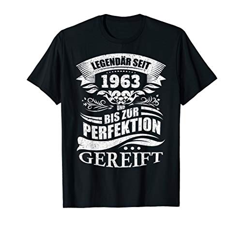Herren Geburtstag 1963 Geschenk T-Shirt Jahrgang Herren Geburtstag 1963 Geschenk T-Shirt Jahrgang von Geschenkidee 1963 Geboren Shirts