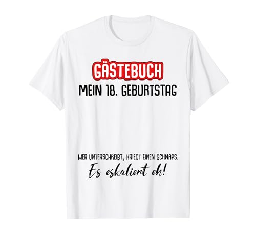 18. Geburtstag Junge Mädchen 18 Jahre 2007 Lustig Geschenk T-Shirt von T-Shirt 18. Geburtstag Junge Mädchen 18 Jahre Deko