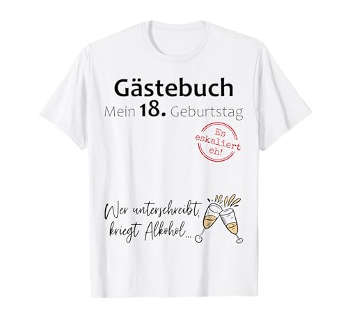18. Geburtstag Junge Mädchen 18 Jahre 2007 Lustig Geschenk T-Shirt von T-Shirt 18. Geburtstag Junge Mädchen 18 Jahre Deko