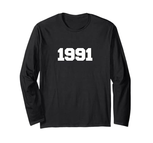 30ter Geburtstag Geschenk 1991 Jahrgang 91 Herren und Damen Langarmshirt von Geschenkidee 30ter Geburtstag Geschenk Outfits